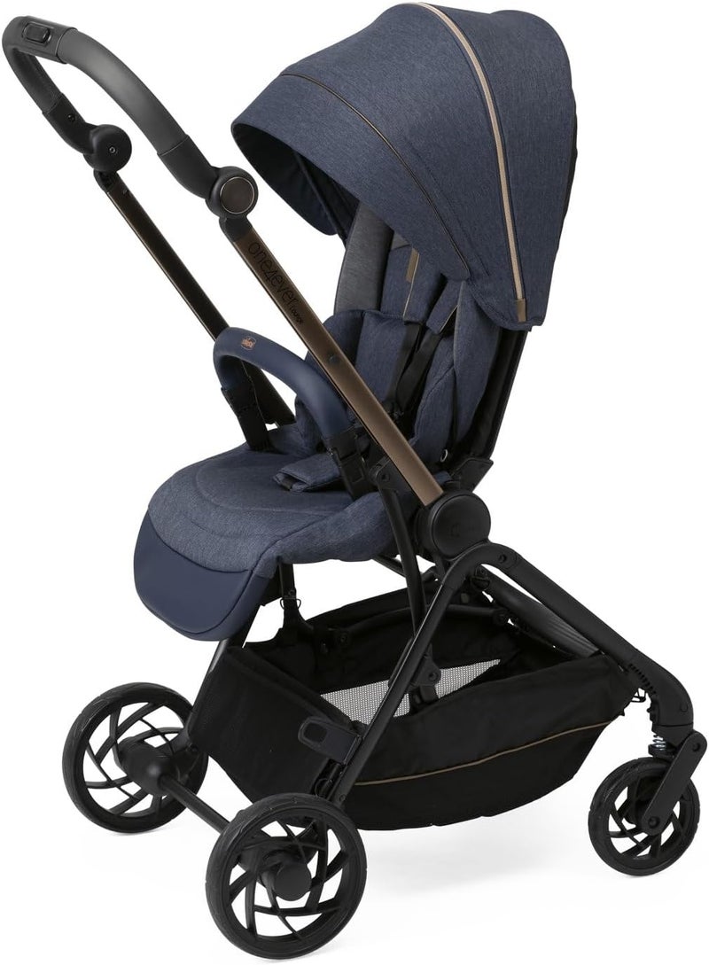 Chicco عربة Chicco One4ever Lounge 0م-4س (0-22كغ)، دنيم شين - Image 5